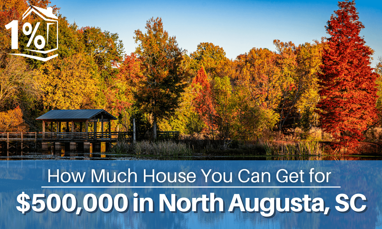 A view of the leaves changing in Brick Pond Park at North Augusta, SC during fall